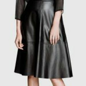 Faux Leather Skirt